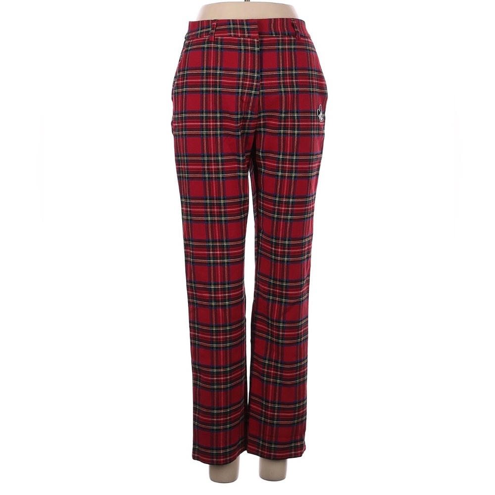 Disney x Forever21 Red Checkered Pants with Mickey